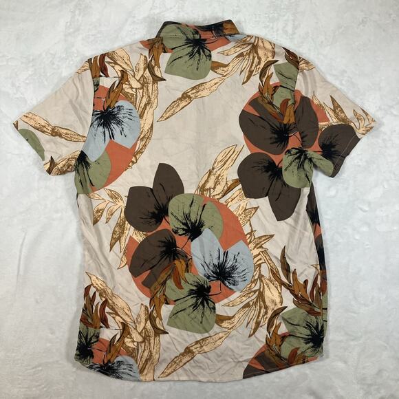 Hawaiian Manfinity Mens Shirt Short Sleeve Size XXL Vacation Tropical Aloha - Picture 2 of 8